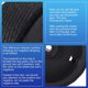 thumbnail image 5 of Ruedas giratorias shaofei para 380 380T 320 390 381 390T Mint Plus 4200 5200C Negro, 5 of 5
