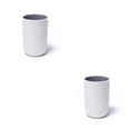 thumbnail image 3 of Injueey taza de cepillo soporte de cepillo hogar plástico simple baño accesorios de almacenamiento viaje Gris claro 2Conjunto, 3 of 6