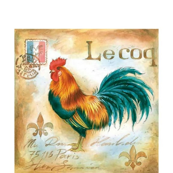 The Ribbon People Pack of 60 Le Coq 3-Ply Cocktail Napkins 5"