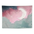 thumbnail image 5 of Chilfamy  Pink Tapestry, White Cloud Sky Tapestry Moon Candy Cute Heaven Decorative Tapestry Pastel Beautiful Bright Day Wall Hanging Tapestry for Bedroom Living Room 40x30inch, 5 of 6