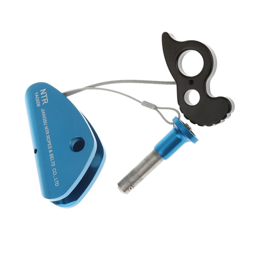 Dualoai Rope Grab Outdoor Climbing Climbing Equipment Mountaineering Alloy Steel Adjustable Design Suitable for Rappelling Rope Acce , Fit for 11-13mm Rope