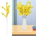 thumbnail image 1 of BESTYASH 10Ud Flores Artificiales Amarillas Para Realistas Para Hogar Oficina Fiesta, 1 of 6