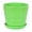 Green, variant on QYXQPYO Clearance Simple Modern Flower Pot with Tray, 3.93x4.33 Inch, Minimalist Plant Pot for Small Plants and Succulents, Ideal for Indoor Décor and Easy Maintenance, Purple