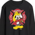 thumbnail image 3 of Disney - Firefighter Mickey - Fire Dept. At Your Service - Men's Long Sleeve T-Shirt, 3 of 5