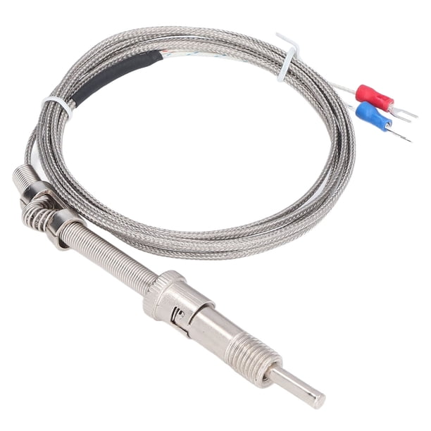 Sensor Tipo K Sonda De Tornillo Sensor De Temperatura Recto Transductor Termopar 0-800 Grados Celsius WRNT