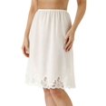 thumbnail image 1 of Women's Shadowline 4537 Cotton Batiste 23 Inch Half Slip (Ivory S), 1 of 1