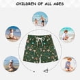 thumbnail image 6 of FORMRS Boys Swim Trunks Quick Dry Mesh Lining Beach Boardshorts, Sizes XS-XL, Green Forest Pattern, 6 of 7