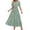 Green, variant on HXWCHs Slip Dress Women's Flowy V Neck Waist Tie Summer Casual Dress Comfortable Beach Swing Maxi for Spring Season Green M