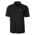 thumbnail image 2 of Men's Cutter & Buck Black Atlanta Falcons Big & Tall Advantage Tri-Blend Space Dye Polo, 2 of 3