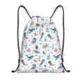 thumbnail image 1 of Bingfone Undersea Animals Drawstrings Backpacks Bags for Men Women Gym Drawstrings Bag-Small, 1 of 6