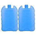 thumbnail image 1 of 2pcs Air Conditioner Fan Ice Packs Reusable Cooler Ice Packs Long Lasting Freezer Blocks For Coolers Easy To Fill Plastic Ice Packs Versatile Ice Packs For Cooling Solution, 1 of 4