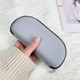 thumbnail image 4 of Zipper Sunglasses Soft Case Neoprene Glasses Pouch PU Leather Eyeglass Portable Organizer Bags, 4 of 5