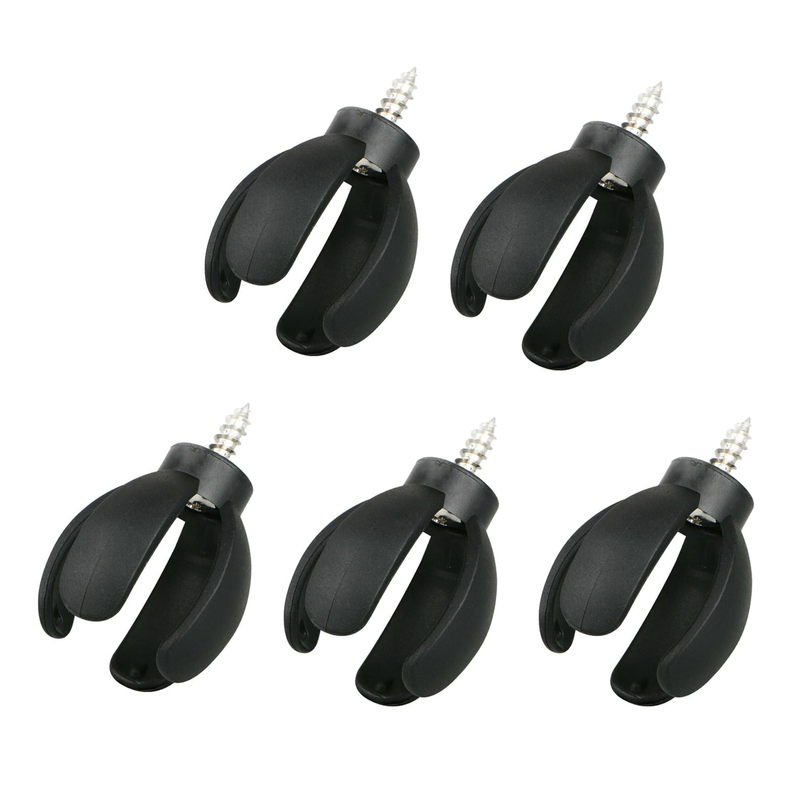 Pack of 5pcs 4 Prongs Pick Up Retriever for Golf Putter Universal Anti-Slip Caddie Golfer Driving Range Balls Picker