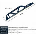 thumbnail image 2 of Reciprocating Saw Blade, High Precision Cutting with Carbide Teeth, 2Tpi Design for General Use, Durable Heat Resistant Blade for Cutting Hardest Materials, 1.5Mm Thickness for Reduced Vibration, 2 of 5