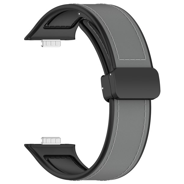 Correa de cuero de silicona con hebilla plegable magnética banda deportiva para Huawei Watch Fit 3