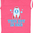thumbnail image 4 of Inktastic 1st Birthday Boy Rocket Ship Boys Baby Bodysuit, 4 of 5