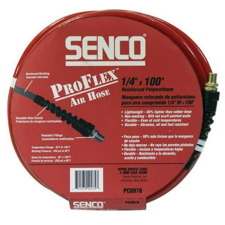 UPC 741474402760 product image for SENCO PC0978 Proflex 1/4 in. x 100 ft. Reinforced Polyurethane Air Hose | upcitemdb.com