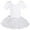 White, variant on Dancina Girls Skirted Leotard Sparkle Short Sleeve Tutu Ballet Dress