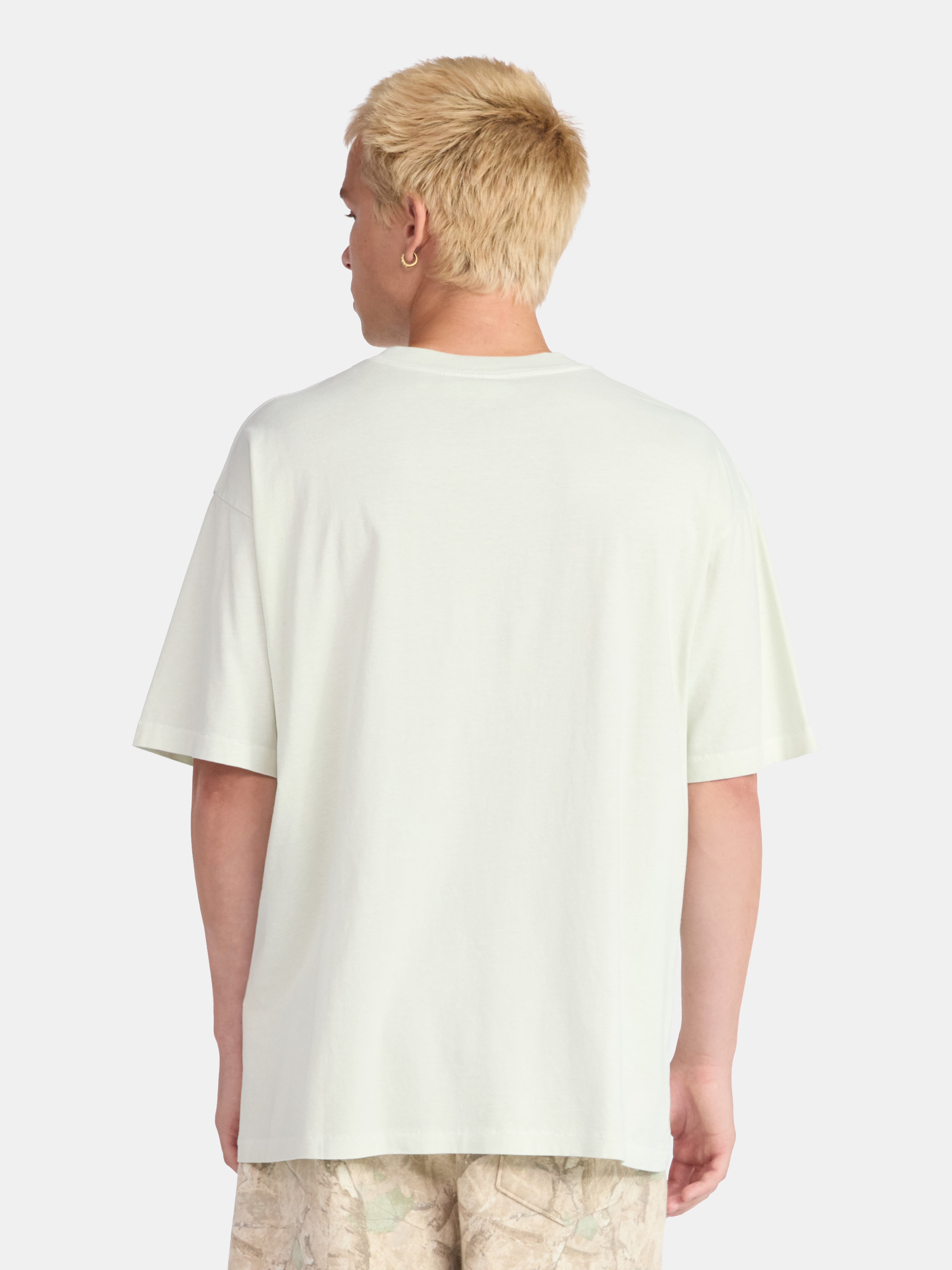 No Boundaries All Gender Cotton Oversize Tee with Short Sleeves, Men's and Big Men's
