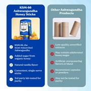 Better Alt KSM 66 Ashwagandha Honey Sticks |Organic Multiflora Himalayan Honey |1 Month Dietary Supplement