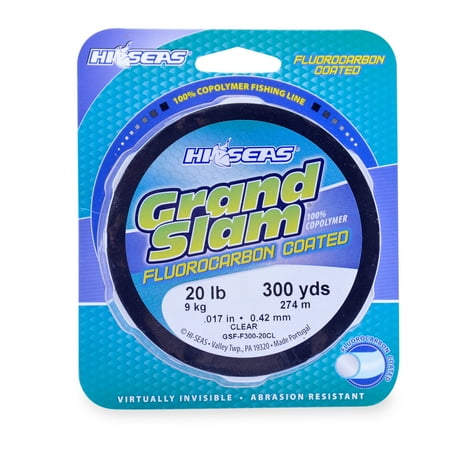 UPC: 0035926117884 | Hi-Seasî Grand Slamî Clear Fluorocarbon Coated 100% Coploymer Fishing Line