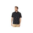 thumbnail image 1 of Quiksilver Mens Sail Palm Button Up Shirt, Black, Medium, 1 of 1