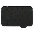 thumbnail image 3 of Boreal Craft Double Available Kitchen Bathroom Faucet Proof Silicone Drain Pad Water Retaining Pad Rollup Dish Rack over The Dishrack in The Small Metal Kitchen Dish Rack Dish Drainer Small Stainless, 3 of 4