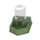 thumbnail image 1 of Comedero para reptiles, dispensador de agua, suministros para mascotas, reutilizable, portátil y creativo. Verde, 1 of 9
