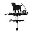 thumbnail image 2 of Fridja 25.6 in Metal Dog Weathervane, Wind Wheel Garden Stake with Puppy Ornament, Dog Garden Weather Vane, 2 of 9
