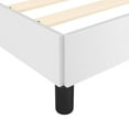thumbnail image 5 of vidaXL Bed Frame with Headboard White 137x190cm Full Faux Leather, 5 of 5
