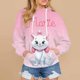 thumbnail image 3 of Sudadera con capucha para mujer, cuello redondo, Y2k, Disney Mary Cat, sudadera con capucha estampada de moda, sudadera con capucha de manga larga para niñas, sudadera de moda con flores, 3 of 5