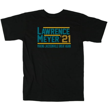 BLACK Jaguars Trevor Lawrence Urban Meyer 21 T-shirt ADULT