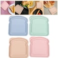 thumbnail image 4 of 4pcs Sandwich Storage Cases Toast Case with Lid Portable Toast Container, 4 of 6