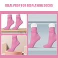 thumbnail image 4 of 4 Pcs Realistic Female Foot Mannequin For Socks Display And Jewelry Showcasing For Photography Props White Plastic Model For Women, 4 of 6