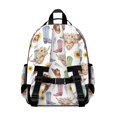 thumbnail image 3 of Highland Cow and Boot Print Cute School Backpack Bag for School with Padded Back and Adjustable Shoulder Straps 15.25"x11.5"x5.25", 3 of 5