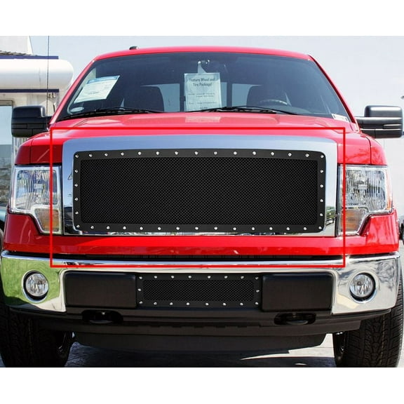 2009-2014 Ford F-150 All Model/Not For Raptor Main Upper Rivet Grille
