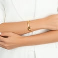 thumbnail image 2 of Fashion this season F&S Gold Bracelets for Women Gold Bangles Chunky Waterdrop Cuff Stack Gift, 2 of 7