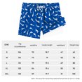 thumbnail image 4 of Pantalones Cortos Playa Baño Natación para Hombres Seco Rápido (m) Azul, 4 of 6
