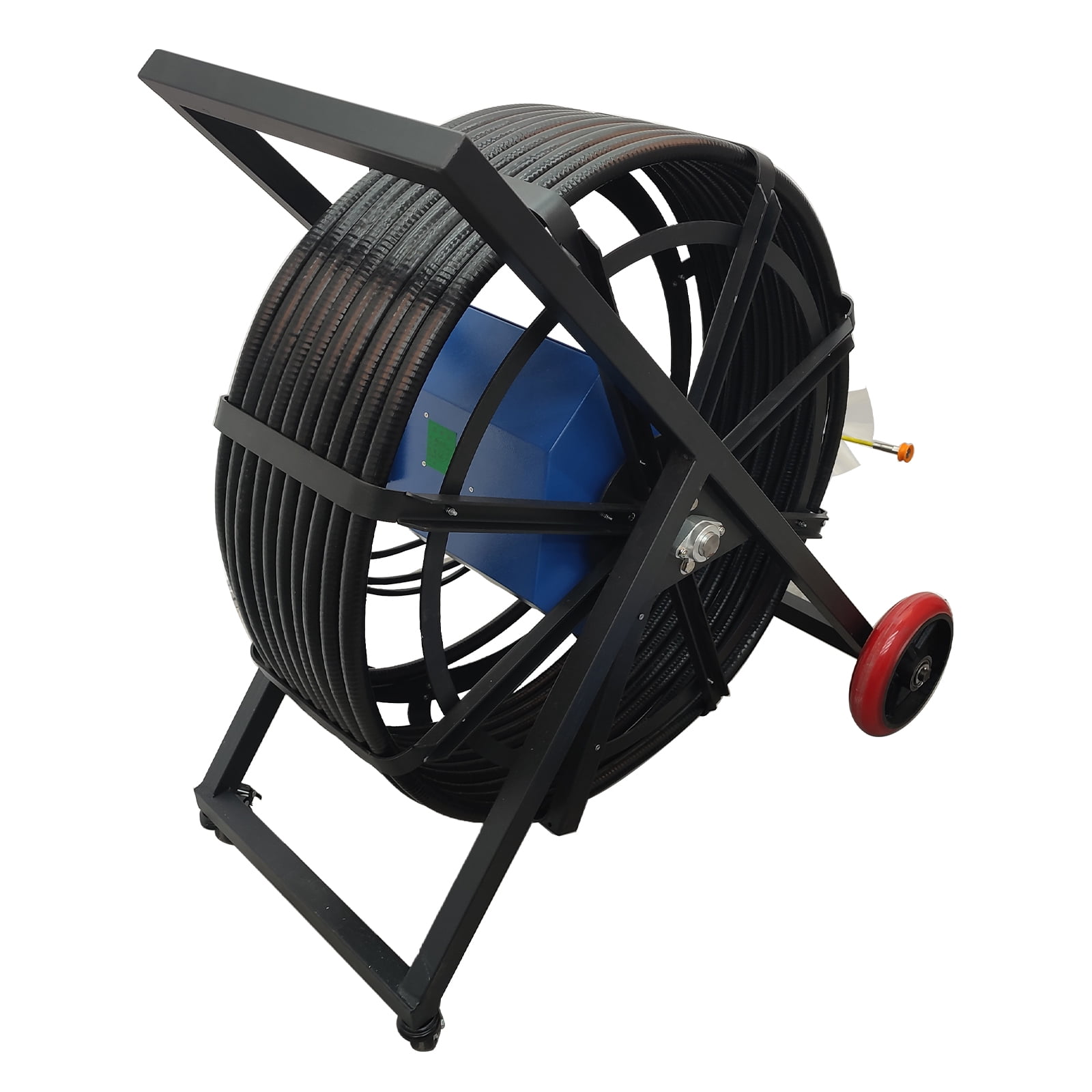 Air Duct Cleaning Machine Adjustable Speed Rotary Brush Pipe Cleaner 110V for Duct Range 80-800mm