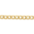 thumbnail image 2 of Real 14kt Yellow Gold 9mm Semi-Solid Curb Chain; 20 inch; Lobster Clasp; for Adults and Teens; for Women and Men, 2 of 4