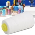 thumbnail image 1 of 4PCs White Polyester Threads, 3000 Yard Sewing Thread Multifunctional Needle Thread for Clothes, Crafts and Decorations, 1 of 7