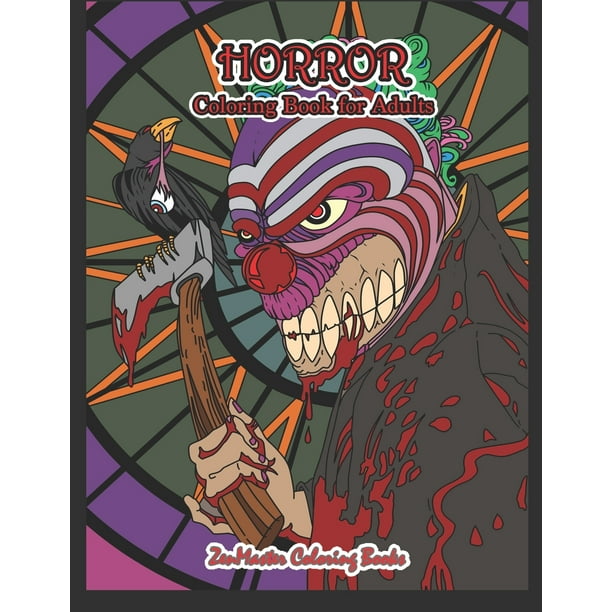 Download Coloring Books for Grownups: Horror Coloring Book for ...