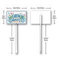 thumbnail image 2 of Eveokoki Grow Dammit Garden Signs Decor- Aluminum Garden Stakes Sign Funny Gardening Gifts for Women Men and Gardeners (20.8 Inches Tall), 2 of 6