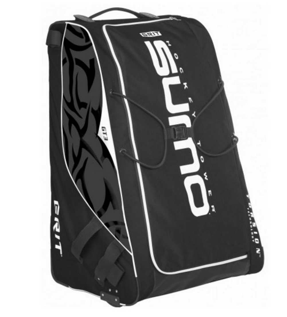 New Grit GT3 Ice hockey Sumo hockey goalie bag 36" equipment black wheeled 