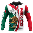 thumbnail image 3 of Sudadera con capucha de manga larga con estampado mexicano para hombre, ropa informal holgada de gran tamaño para uso diario, 3 of 5