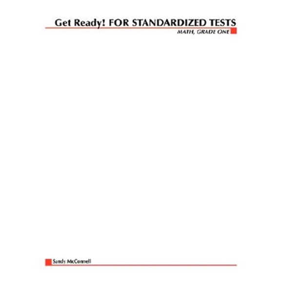 Pre-Owned Get Ready for Standardized Tests Math Get Ready! for Standardized Tests: Math Grade 1, (Paperback)