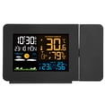 thumbnail image 2 of Temperature Clock, Outdoor Sensors Weather Forecast Temperature Projection Alarm Projection Alarm Clock, Supports Simultaneous Projection US Plug For Home Villa, 2 of 8