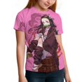thumbnail image 6 of Kamado Nezuko Kids Short Sleeve Tee Shirt Novelty Crewneck T-Shirts Unisex Summer Blouse Tops for Boys Girls 120CM, 6 of 8