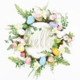 thumbnail image 4 of Fairy Easter Egg Wreath Festive Rattan Wreath Flower Ring For Thanksgiving Halloween Wedding, 4 of 8
