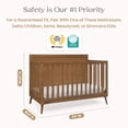 thumbnail image 6 of Delta Children Lola 6-in-1 Convertible Crib - Converts from Baby Crib to Toddler Bed, Daybed, Sofa Bed and Full-Size Bed With and Without Footboard, Fits Standard Full-Size Crib Mattress, Chestnut, 6 of 17